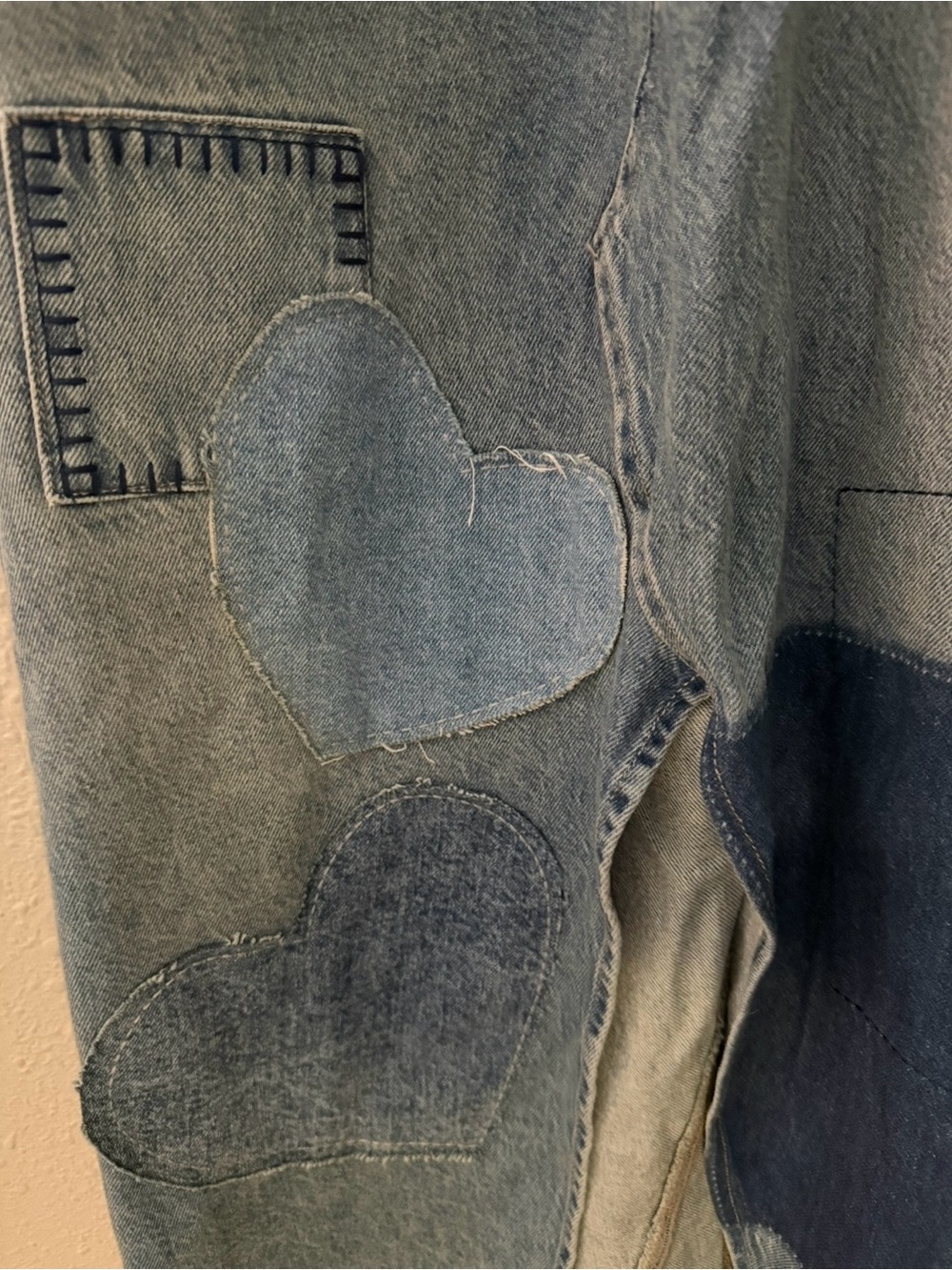 NWOT Free People Key To My Heart Patched Skirtalls - Picture 10 of 10